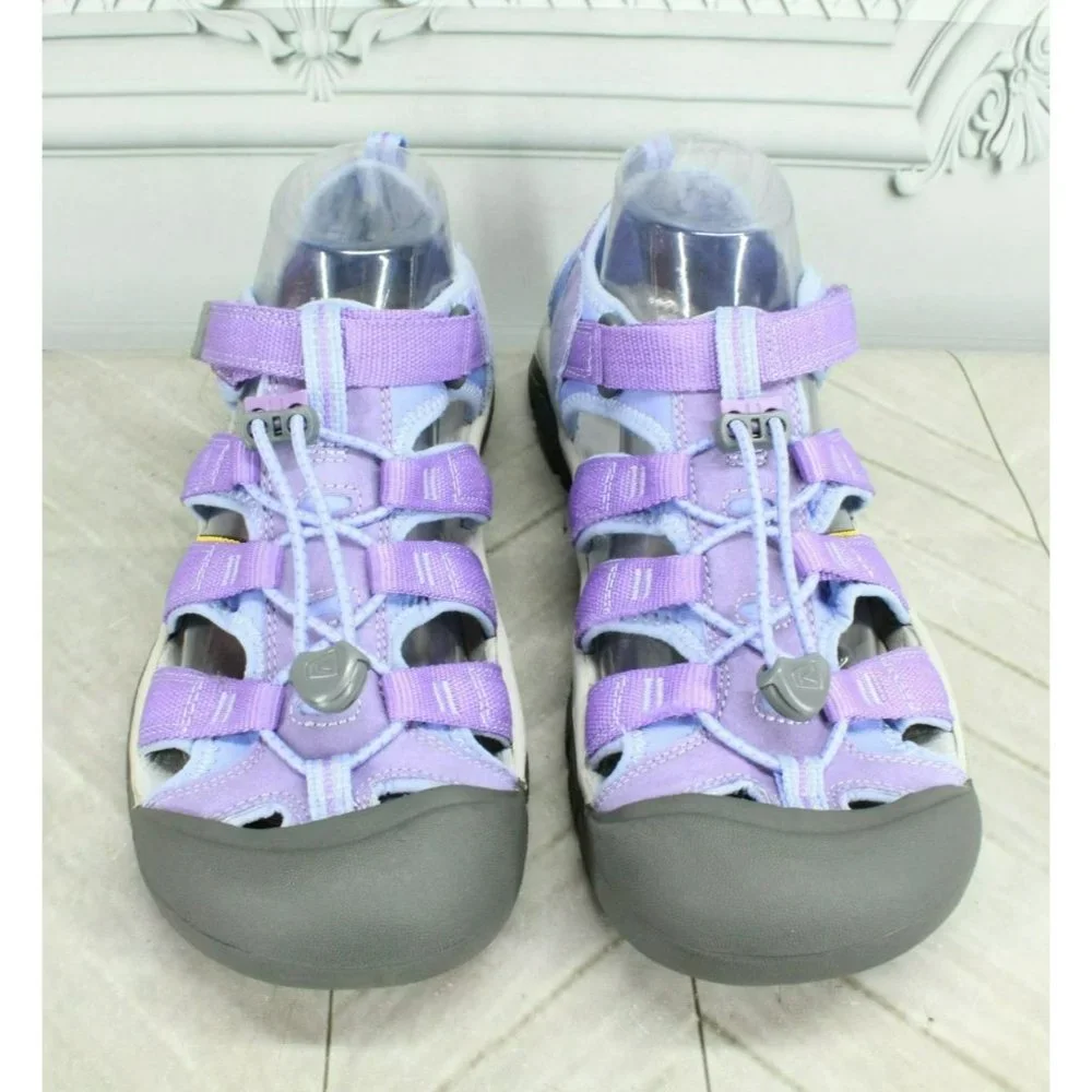 Keen Purple Nylon Closed Toe Bungee Cord Waterproof Outdoor Sandals Size 7 - Picture 5 of 9